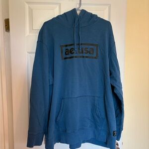 American Eagle Outfitters Blue Hoodie